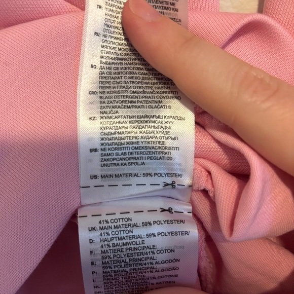 Adidas Pink ID Glory Crewneck Sweatshirt, Size S - Picture 2 of 6